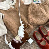 Completo teddy gilet e shorts 138901 138902 Time to Bloom