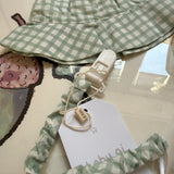 Portaciuccio vichy latte e menta PI39 Baby Gi