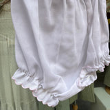 Abito da cerimonia in voile con ricamo smock rosa Malvi & Co S26I132VECCH