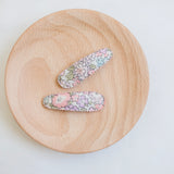 Pack 2 mollette clips Little Lillia tessuto Liberty of London