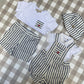 Completo newborn t-shirt e bermuda righe sea club PV2426510 PV2410511