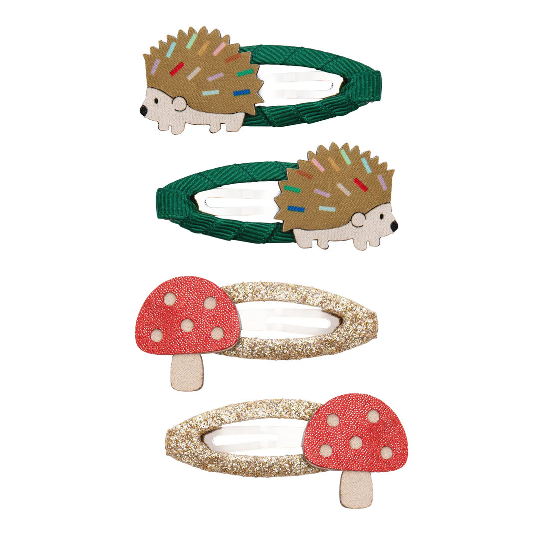 Pack mollette clic-clac funghi e ricci Mimi & Lula