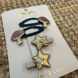 Pack mollette clic-clac funghi e stelle Mimi & Lula
