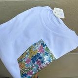 T-shirt LAB taschino fiorellini vintage