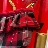 Borsa LAB tartan con frill