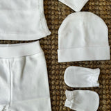 Newborn set nascita completo spezzato ospedale bianco P2517220-1