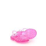 Sandali da spiaggia in gomma granchietto rosa glitter Méduse