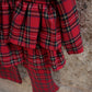 Completo LAB tartan casacca doppia balza e pantalone zampetta